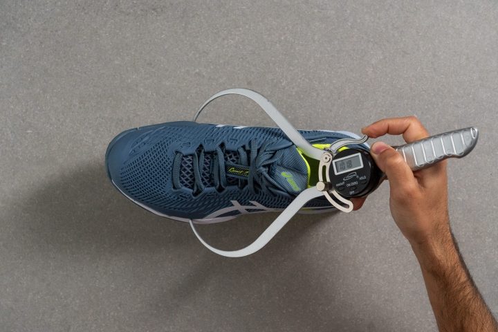 ASICS Court FF 3 Toebox width at the widest part