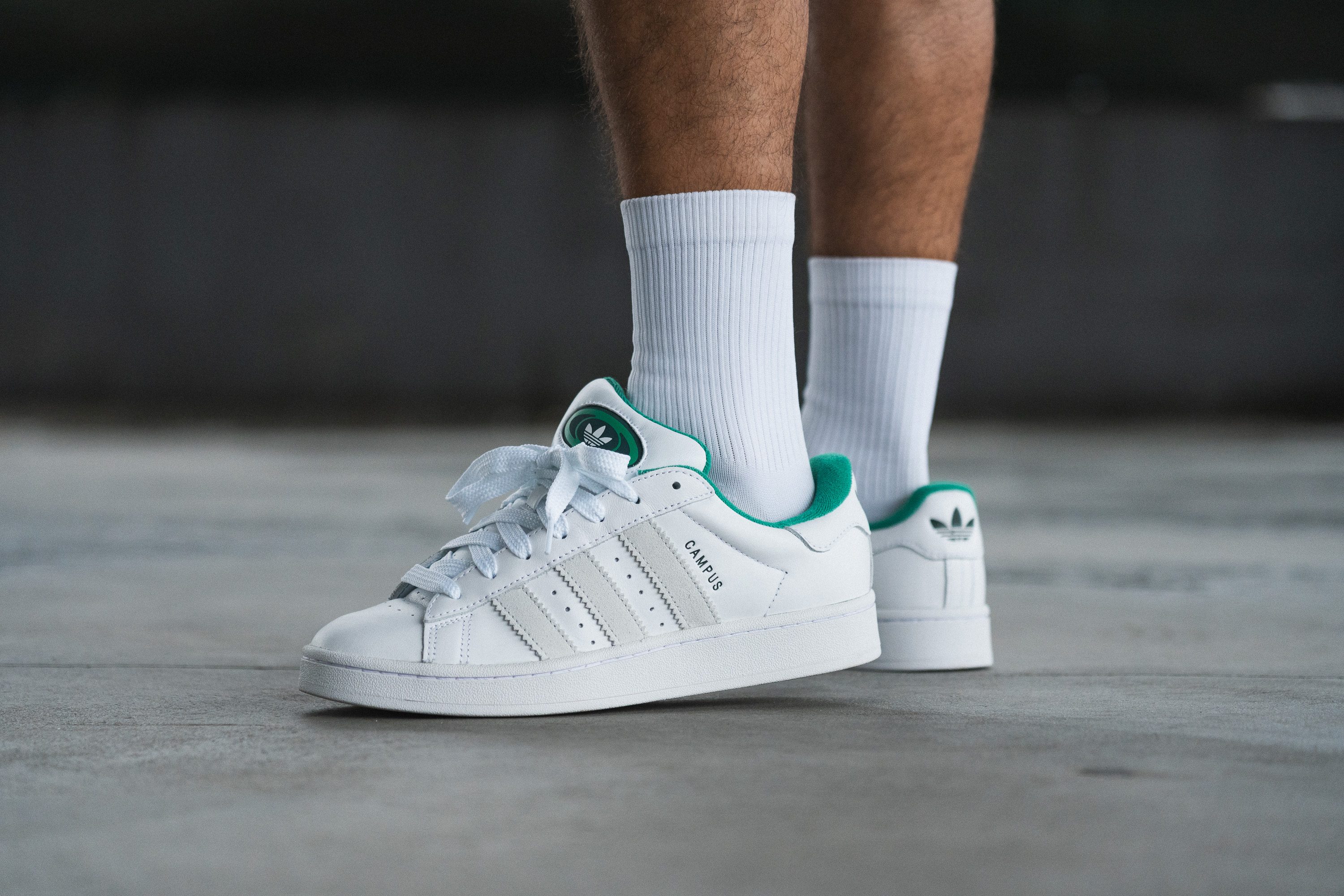 Adidas campus leather on sale