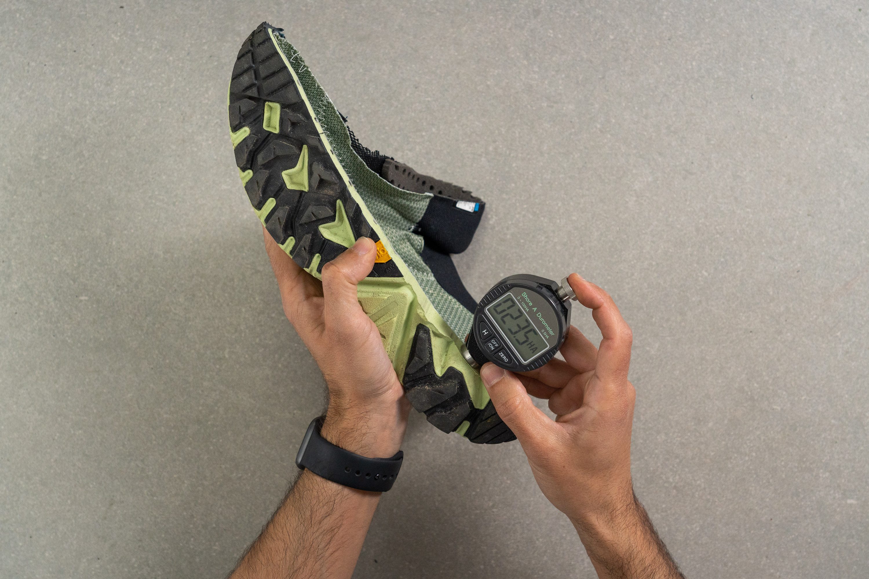 Hoka Trail Code GTX Midsole softness