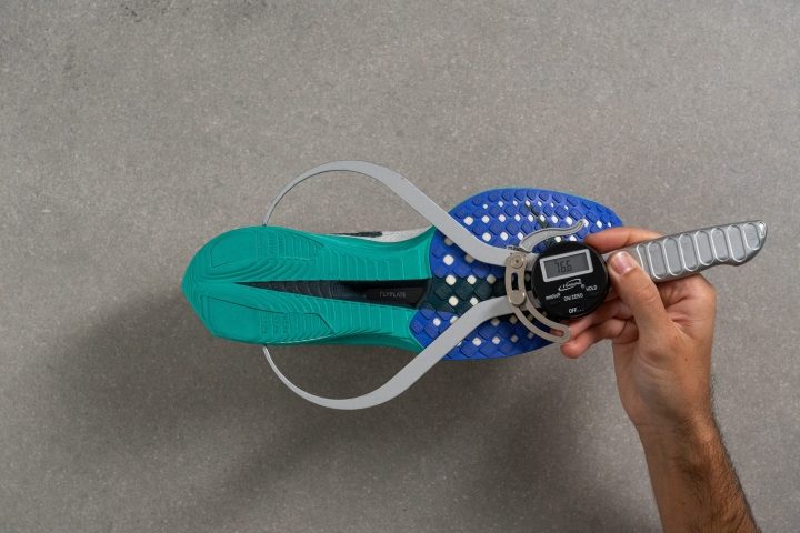 Nike precision Vaporfly 3 Midsole width in the heel