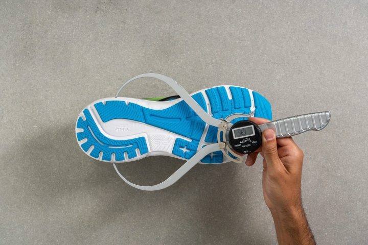 zapatillas de running Brooks ritmo medio minimalistas ultra trail talla 37.5 Midsole width in the heel