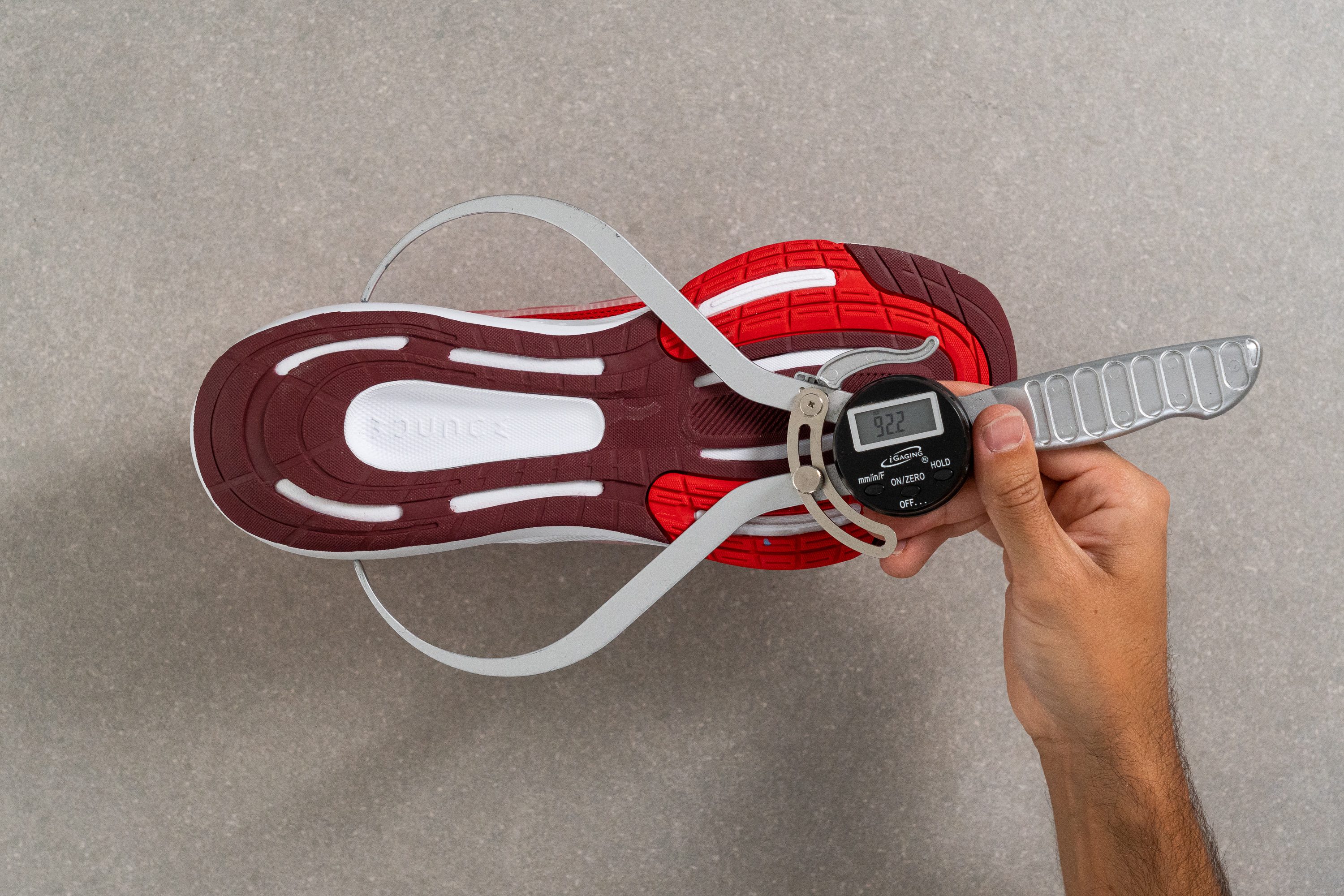 Adidas Ultrabounce Midsole width - heel