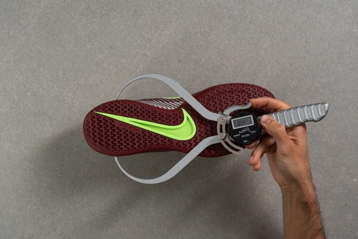 NikeCourt Air Zoom Vapor 11 Midsole width in the heel