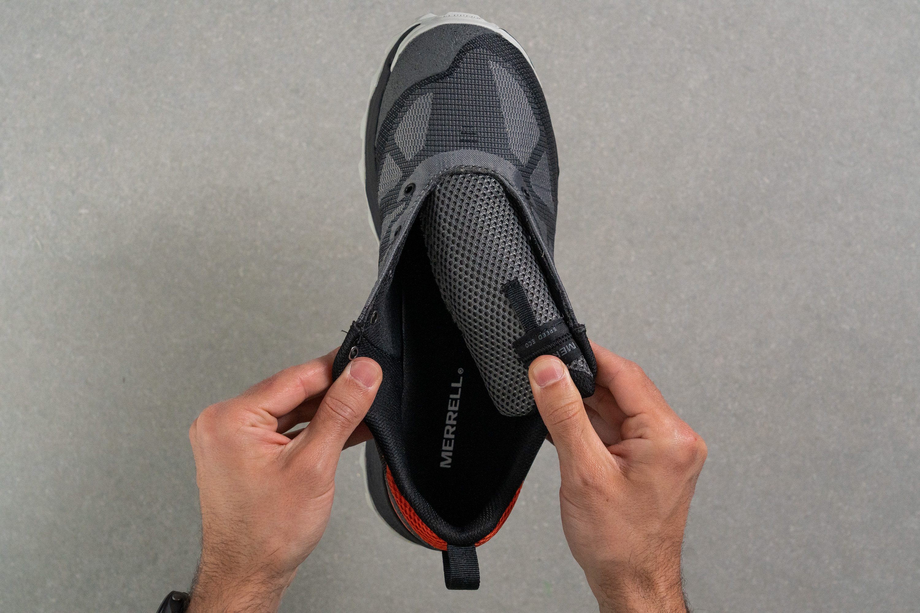 Merrell Speed Eco Tongue: gusset type