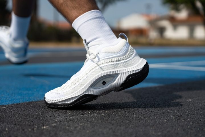 Nike air trainer 1 photon dust smoke grey sneakers shoes dm0521-001 mens 9 Heel cup