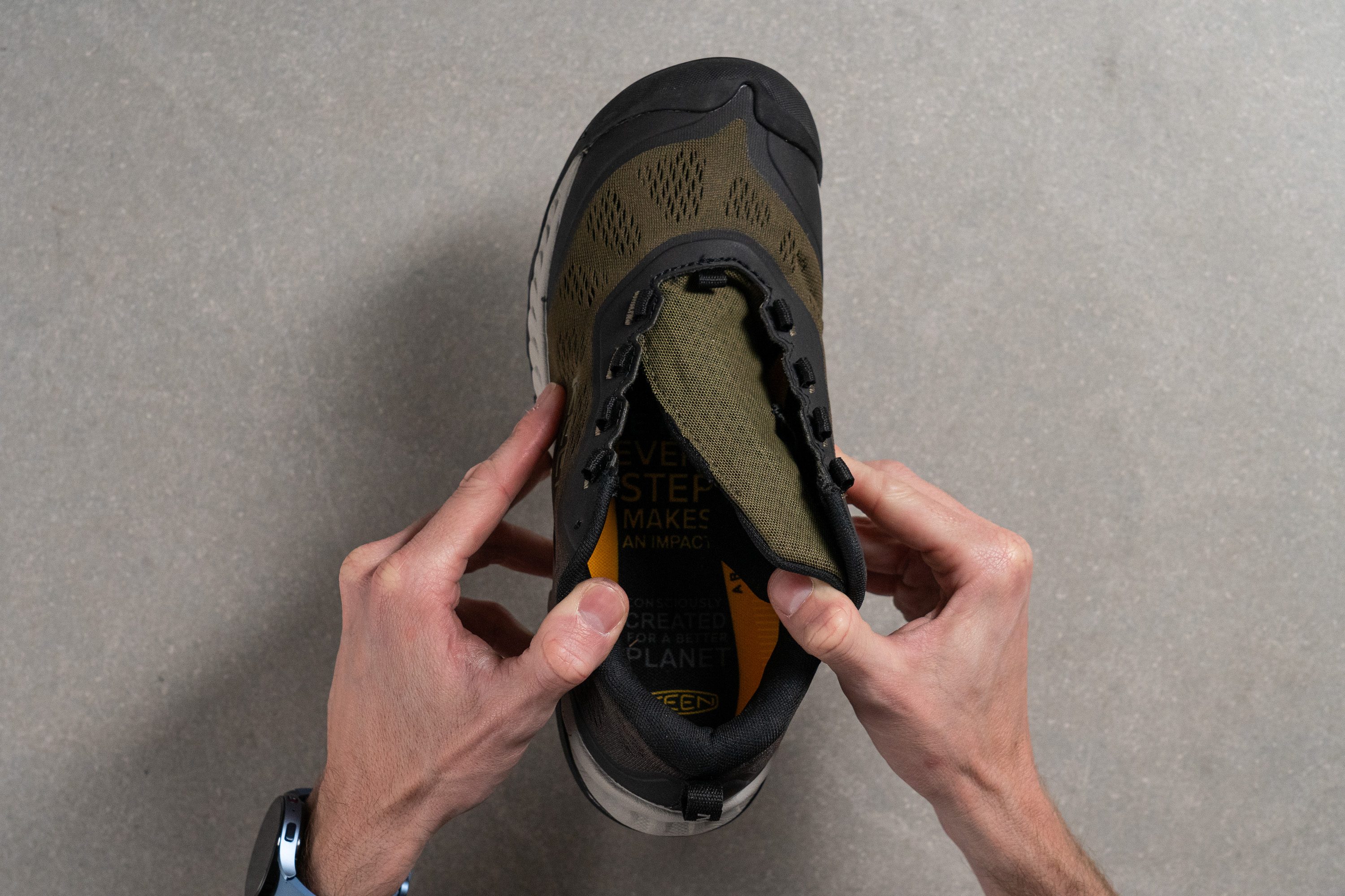 KEEN NXIS Speed Tongue: gusset type
