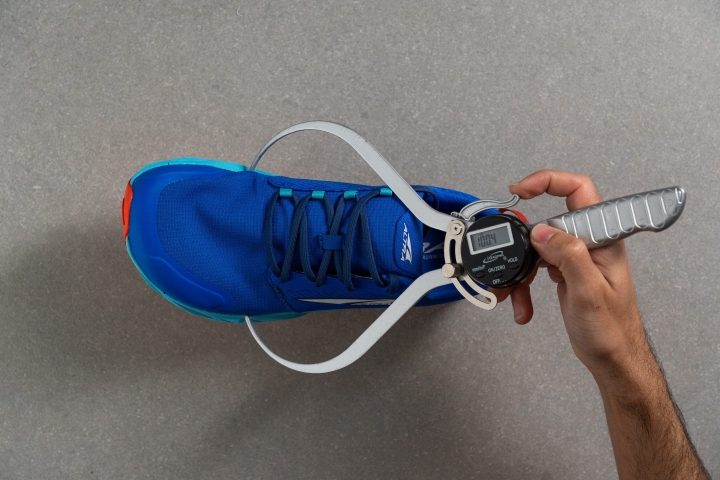 Altra Superior 6 Toebox width at the widest part