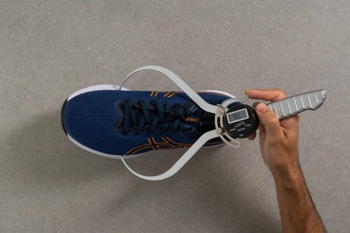 ASICS Gel Excite 10 Toebox width at the widest part