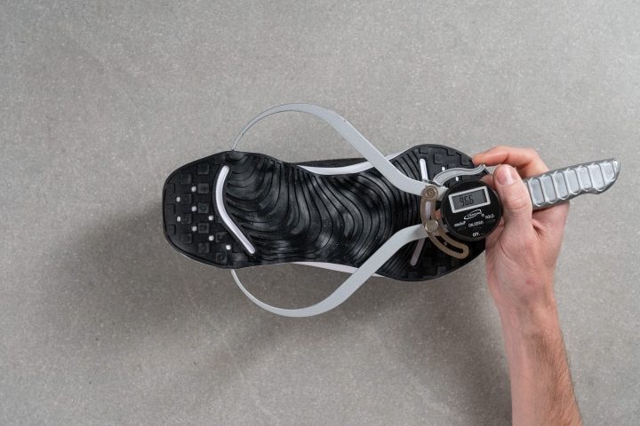 Nike Motiva Midsole width in the heel