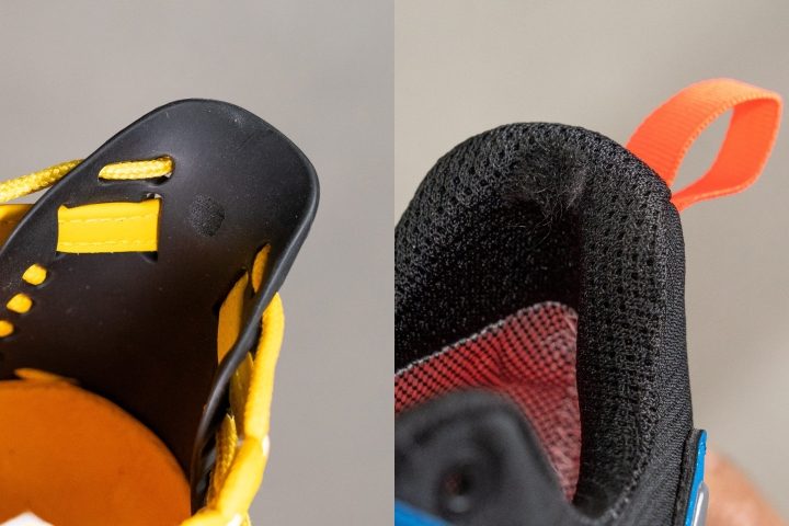 Nike ACG Watercat+ vs. Adidas Terrex Swift R3 GTX Durabilidad de la talonera