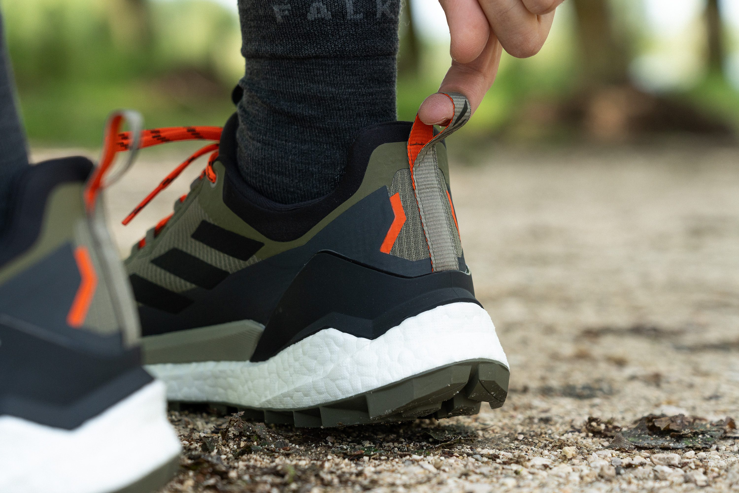 Adidas Terrex Free Hiker 2.0 Low GTX Heel tab