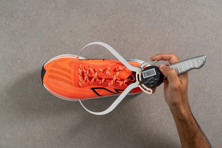 New Balance FuelCell SuperComp Trainer v2 Toebox width at the widest part