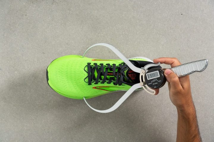 Brooks Hyperion GTS Toebox width at the widest part