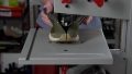 Midsole width in the heel cutting