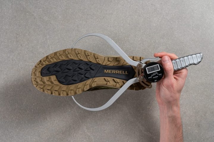 Merrell Fly Strike Midsole width in the forefoot