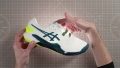 ASICS Gel Resolution 9 Clay transparency test