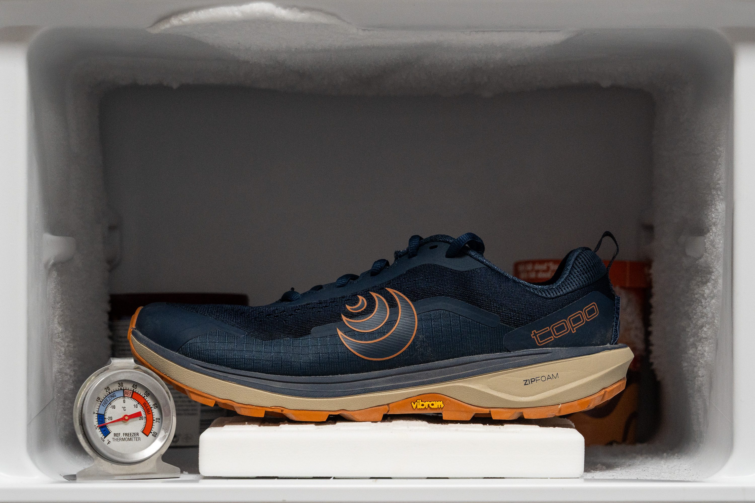 Topo Terraventure 5 Midsole softness in cold (%)