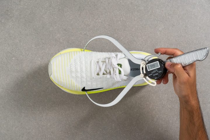 Nike InfinityRN 4 Toebox width at the widest part