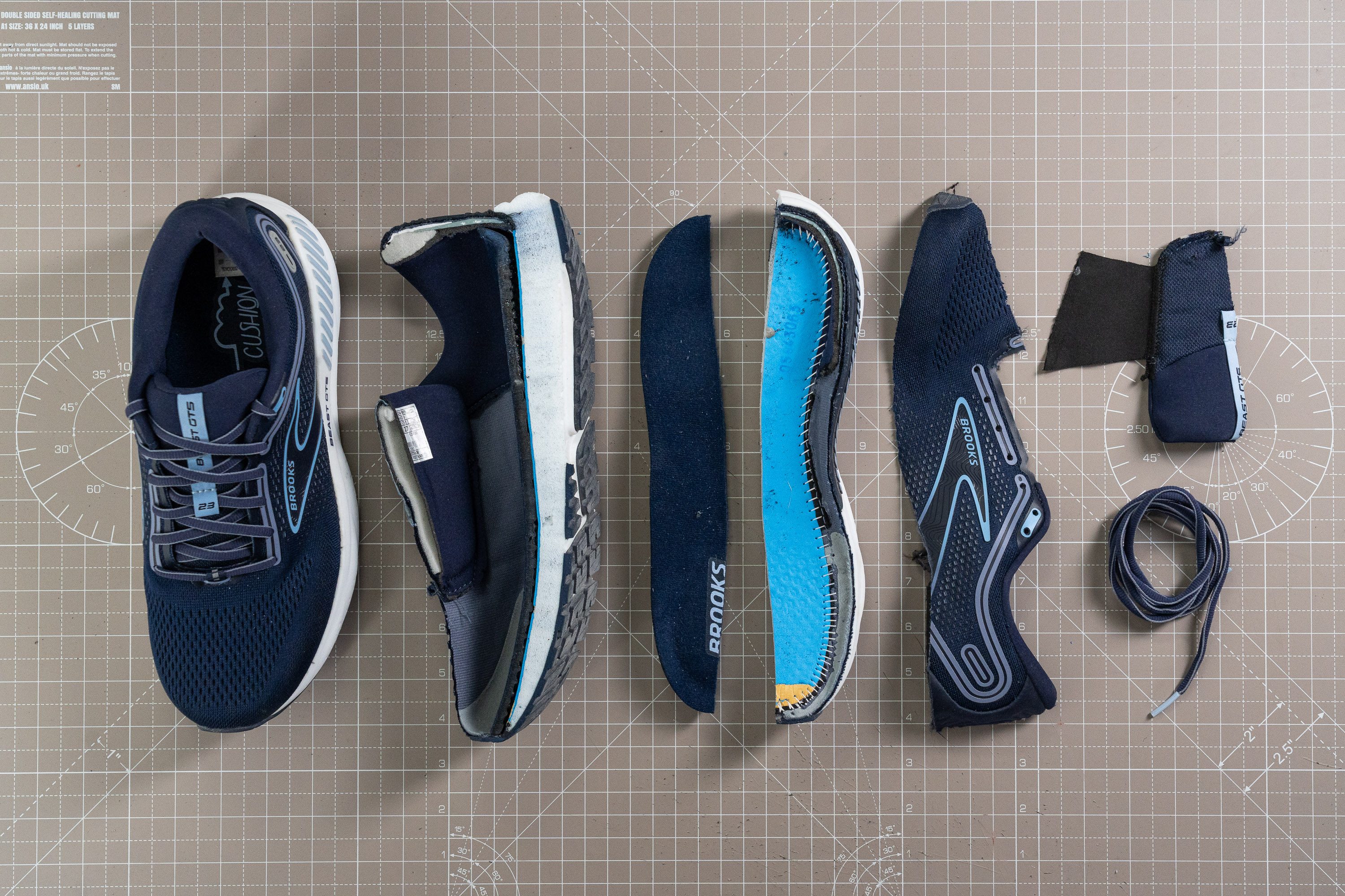 Brooks Run Lucky Launch 7 Removable insole