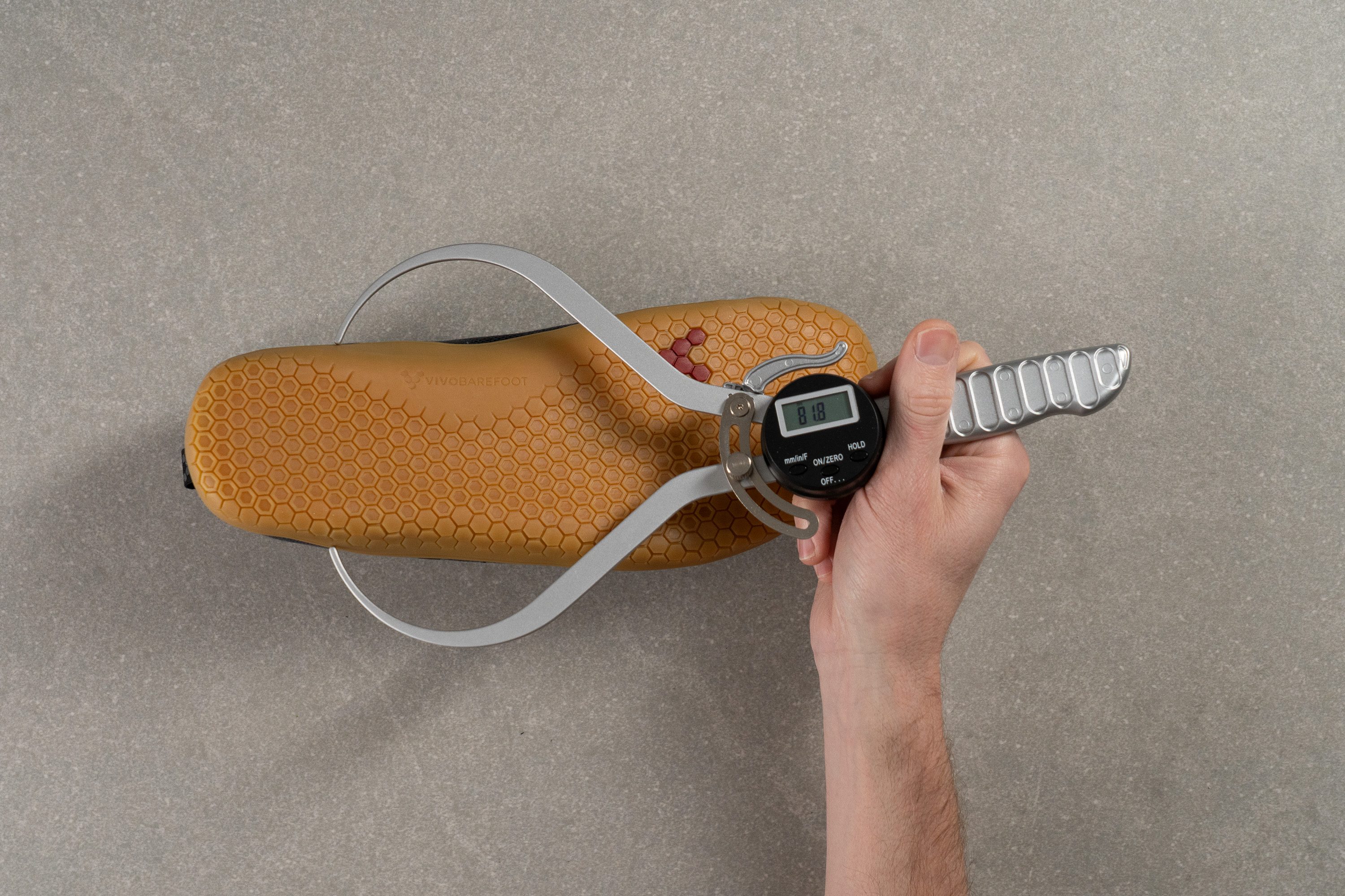 Vivobarefoot Primus Lite Knit Midsole width - heel