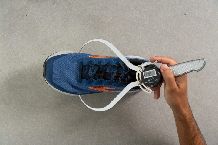Brooks Divide 4 Toebox width at the widest part