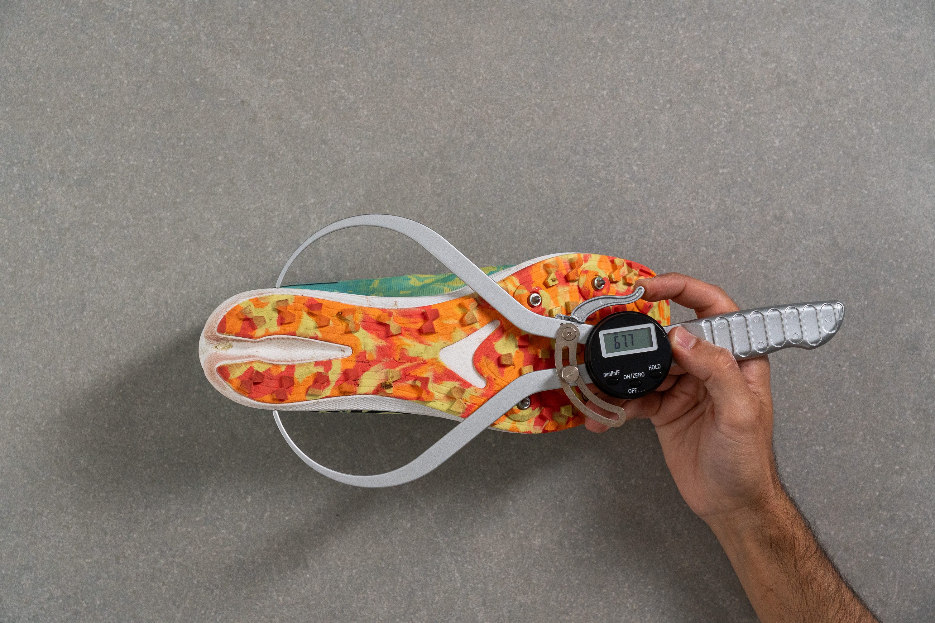 HOKA Crescendo XC Midsole width - heel