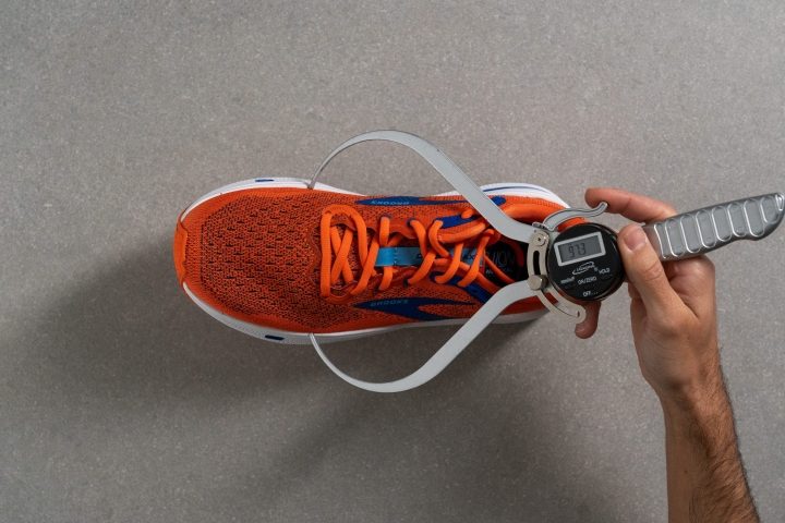 Brooks Ghost Max Toebox width at the widest part