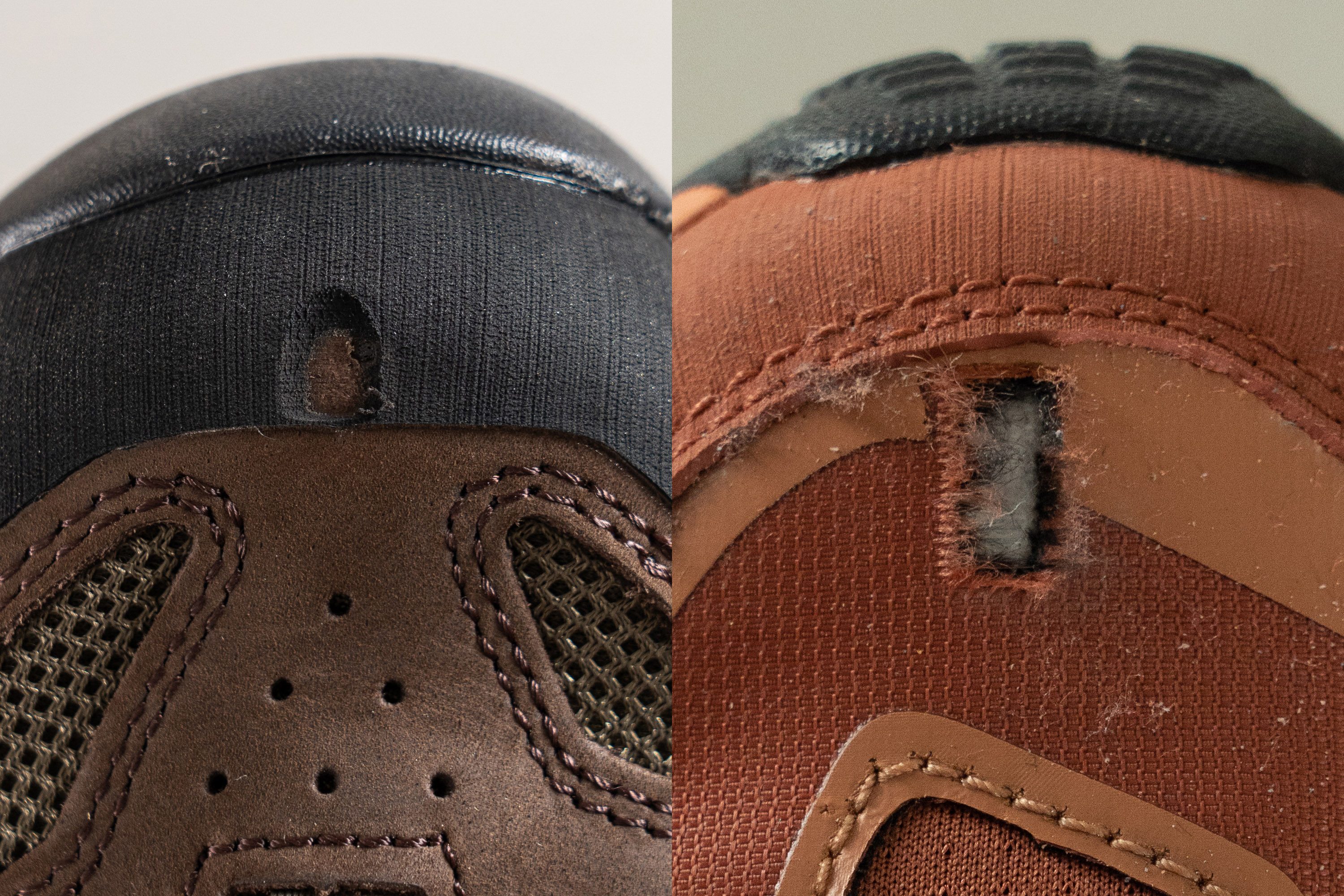 Vasque Breeze Toebox durability comparison