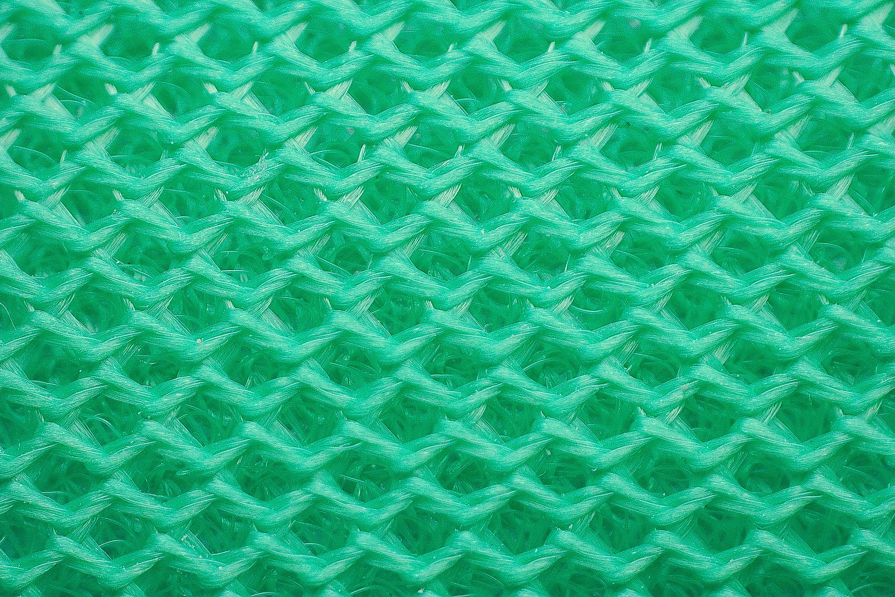 New Balance Hesi Low Breathability mesh under microscope