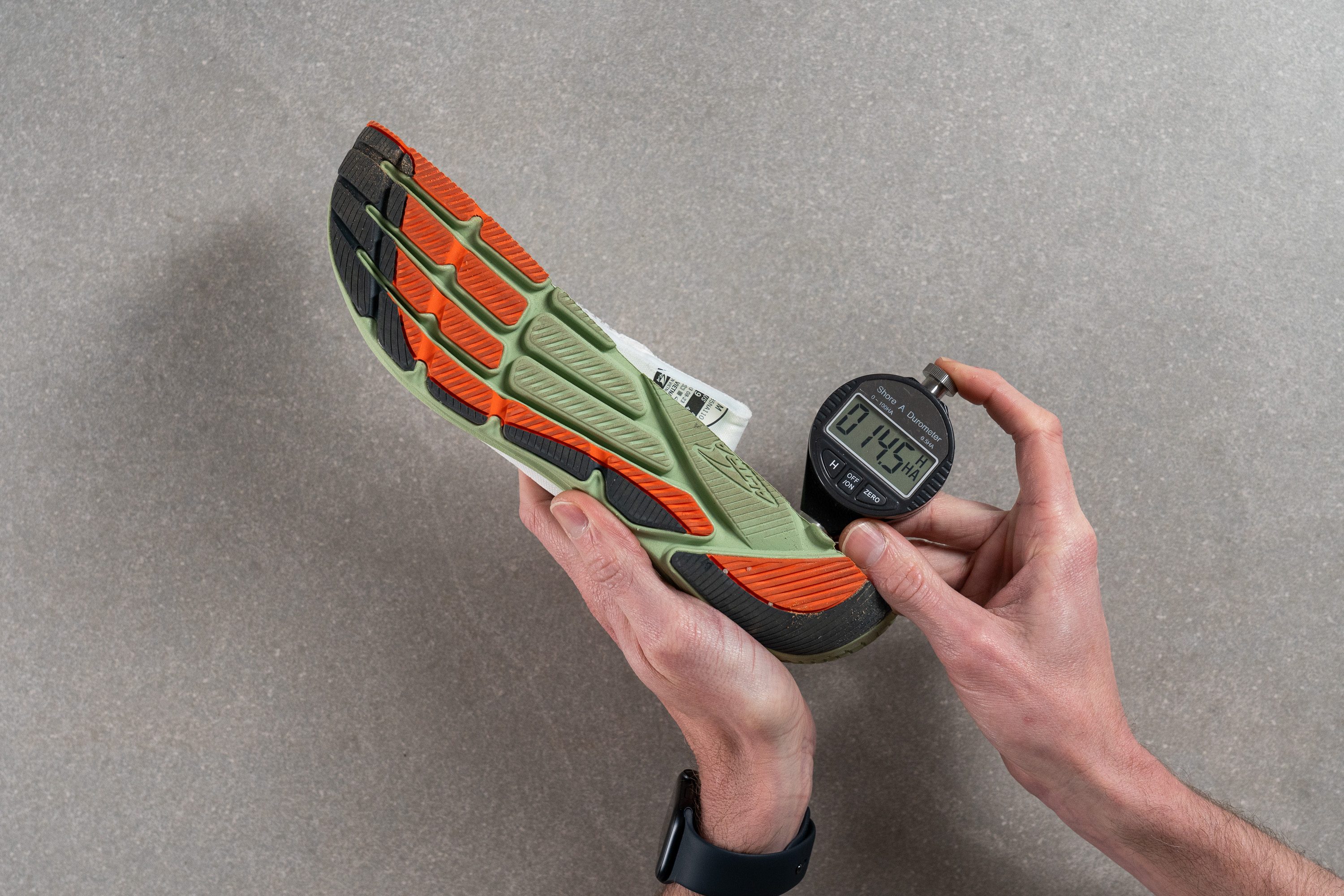 Lateral stability test Midsole softness