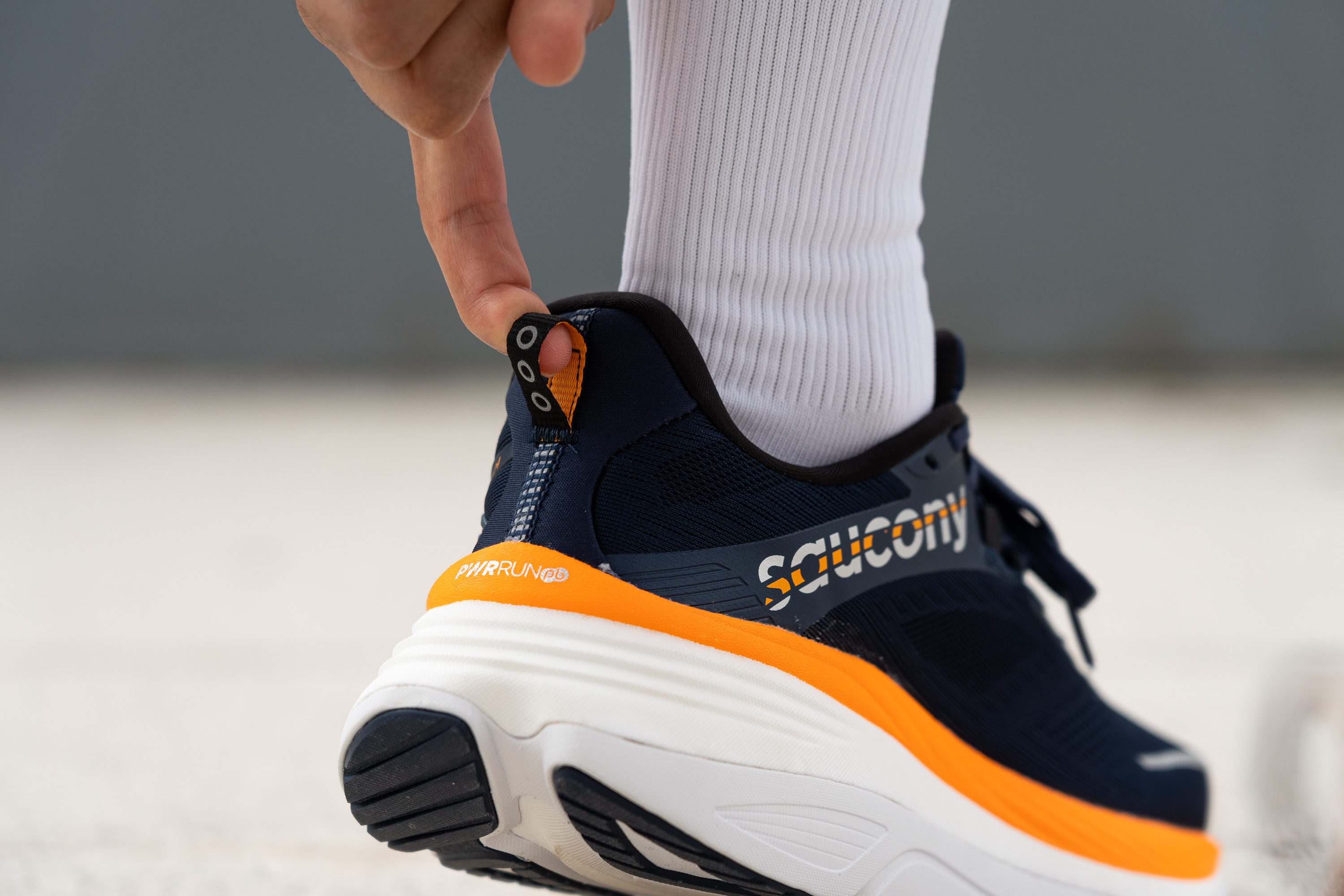 Saucony Hurricane 24 Heel tab