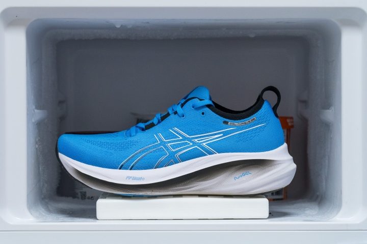 ASICS Gel Nimbus 26 Difference in midsole softness in cold