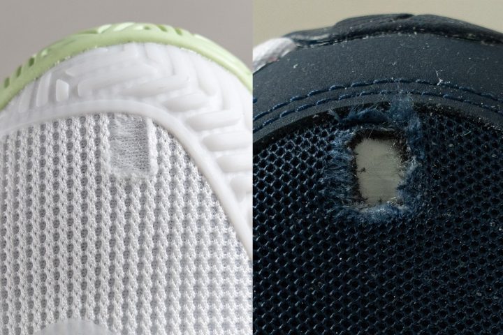 Adidas Barricade 13 Toebox durability comparison