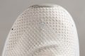 ASH Addict Leren sneaker met dikke zool in wit en fluoriserend geel Toebox durability