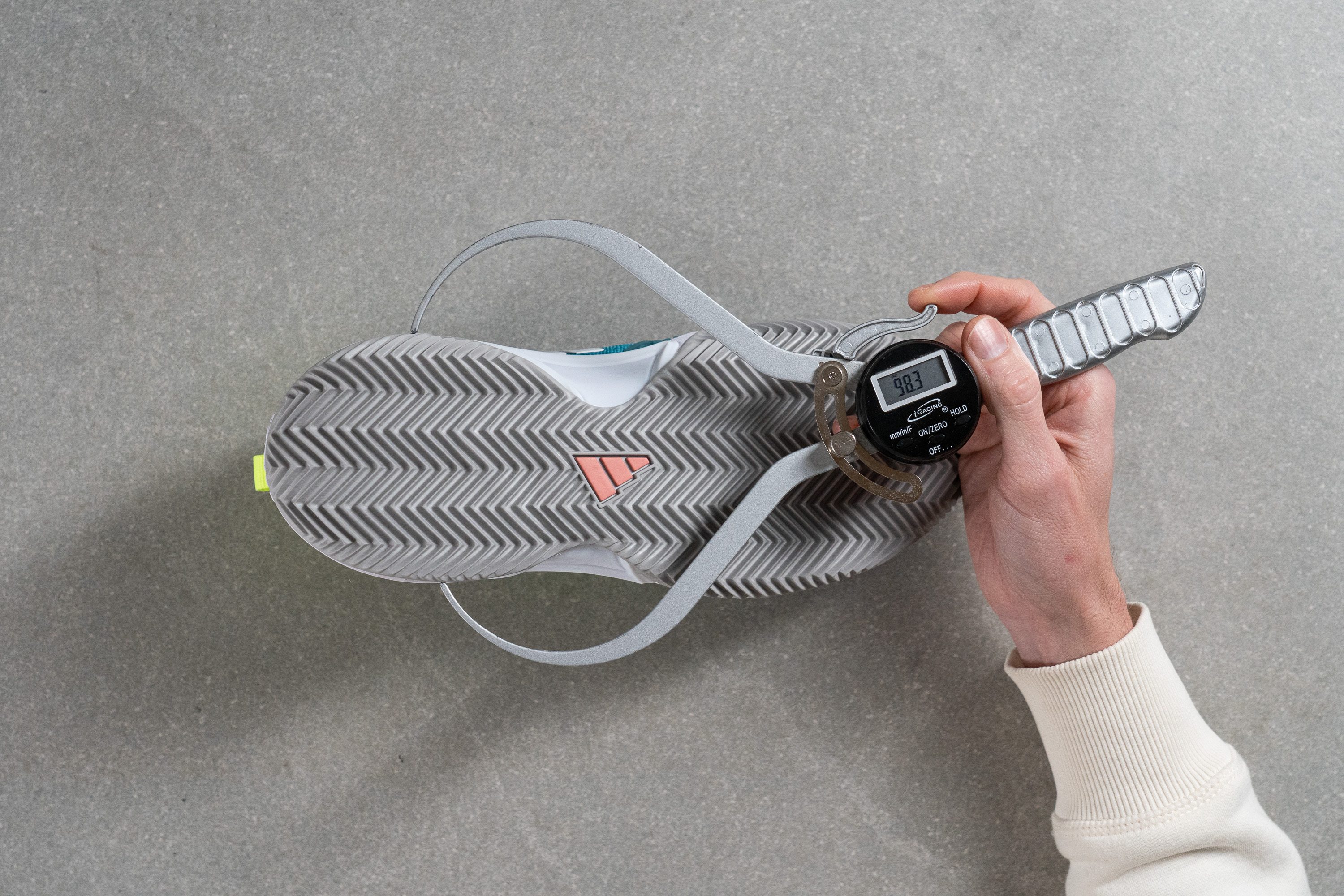 Adidas Barricade 13 Clay Midsole width - heel