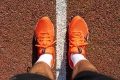 zapatillas de running entrenamiento constitución media maratón talla 33 grises fit