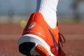 zapatillas de running entrenamiento constitución media maratón talla 33 grises Heel tab