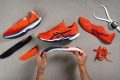 zapatillas de running entrenamiento constitución media maratón talla 33 grises lab test