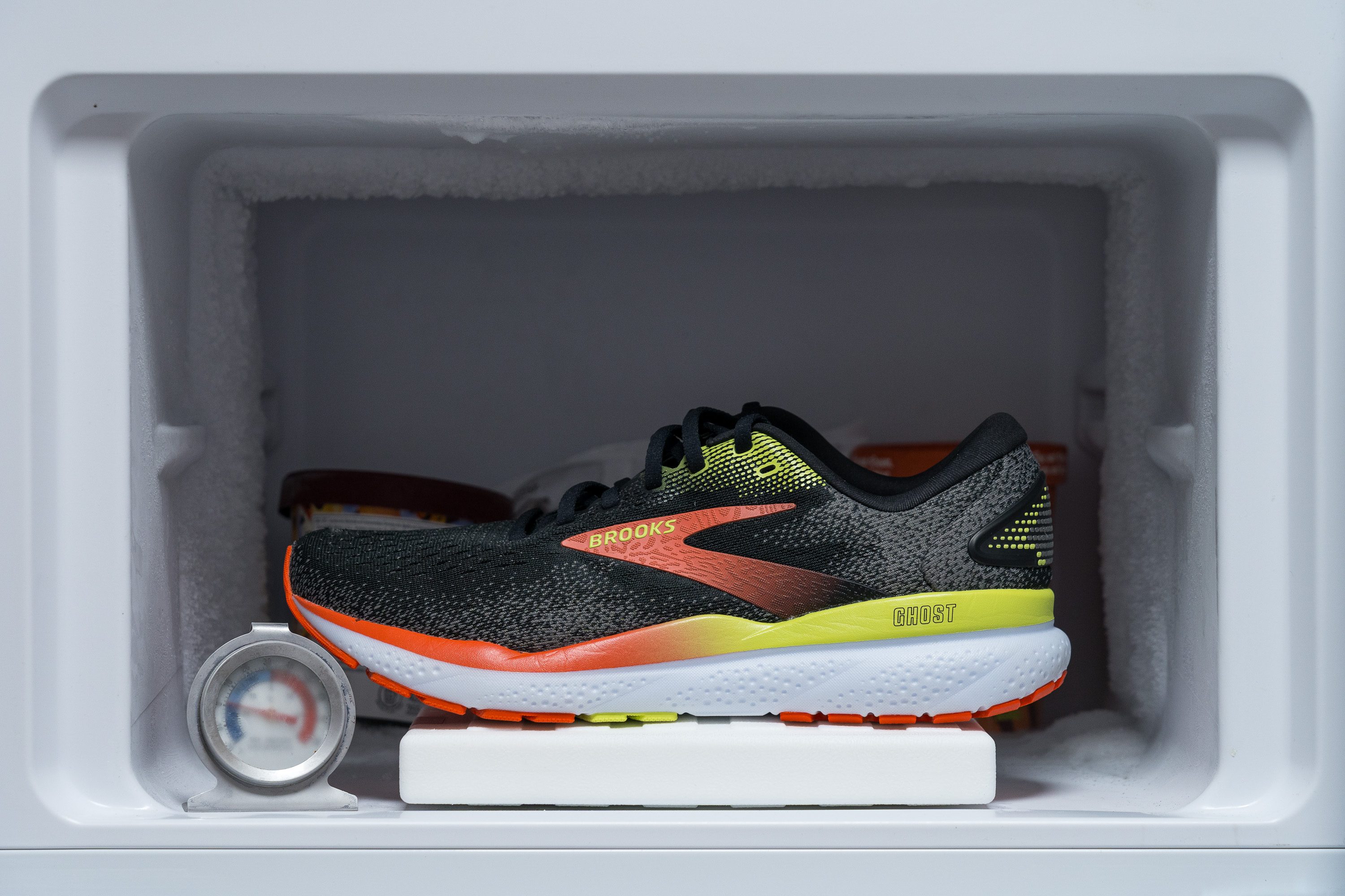 Brooks Ghost 16 Difference in midsole softness in cold