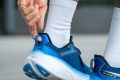 Retro Brave Blue Shoe Heel tab