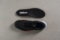 which is heavier but has a more one-to-one fit and a wider, steadier platform Removable insole