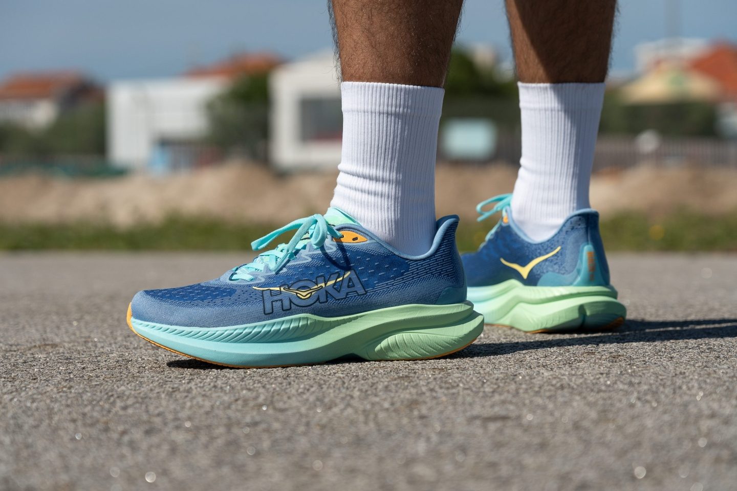 Cut in half Hoka Mach 6 Review (2024) RunRepeat
