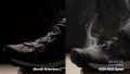 Difference in midsole softness in cold Breathability smoke test
