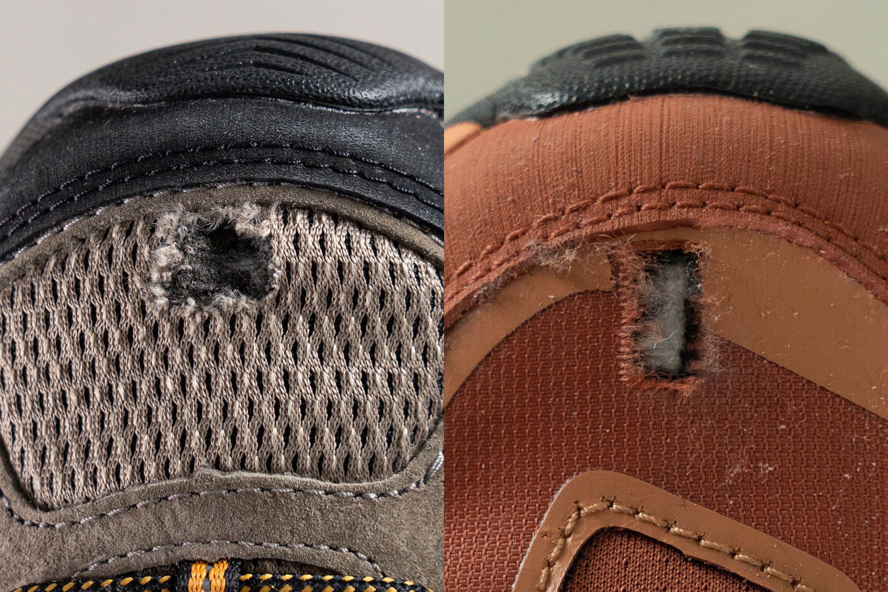 Comparación de la durabilidad de la puntera Merrell Moab 3 Mid GTX