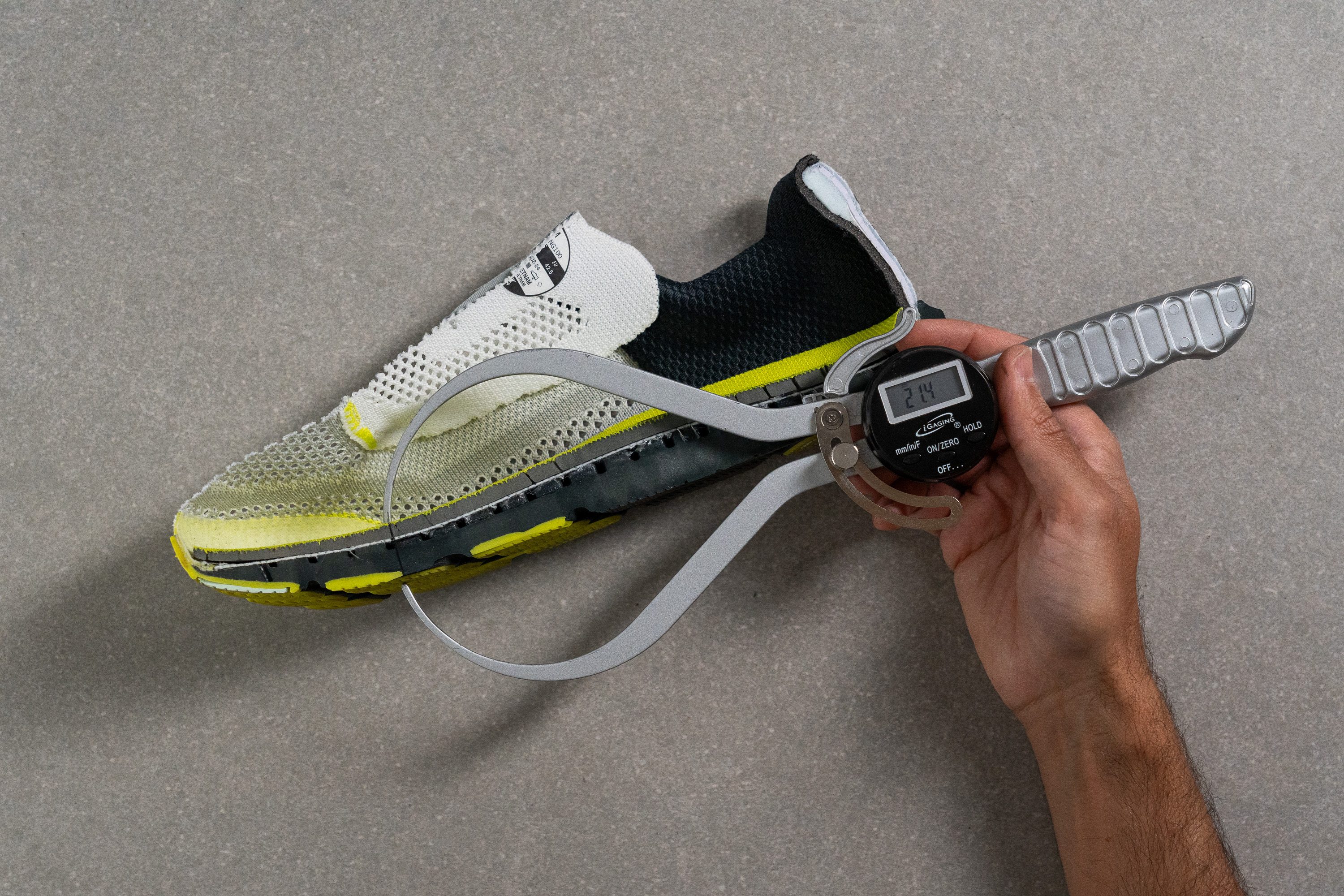 Altra Toebox width at the widest part Forefoot stack