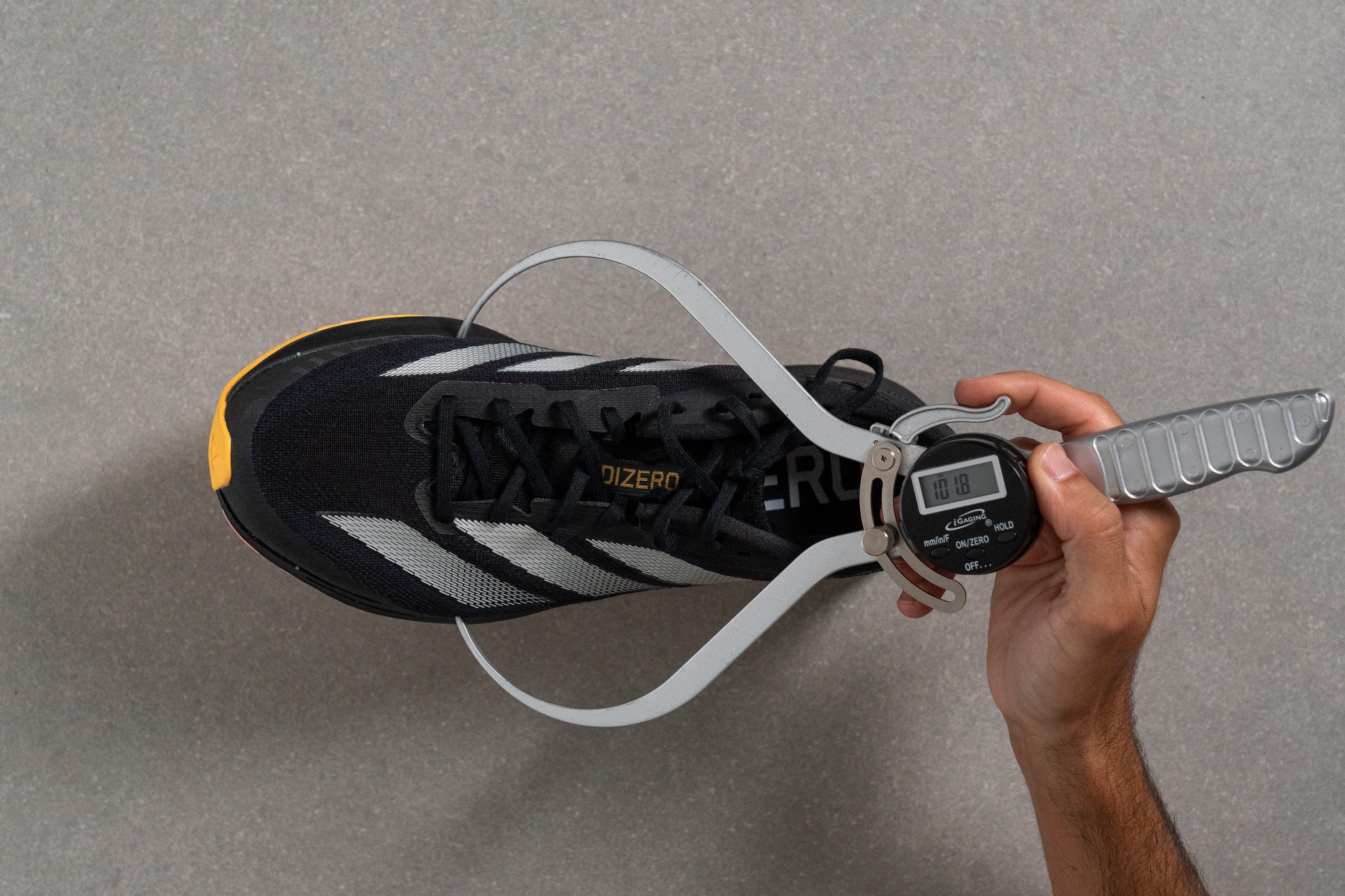 Adidas Adizero SL2 Toebox width at the widest part