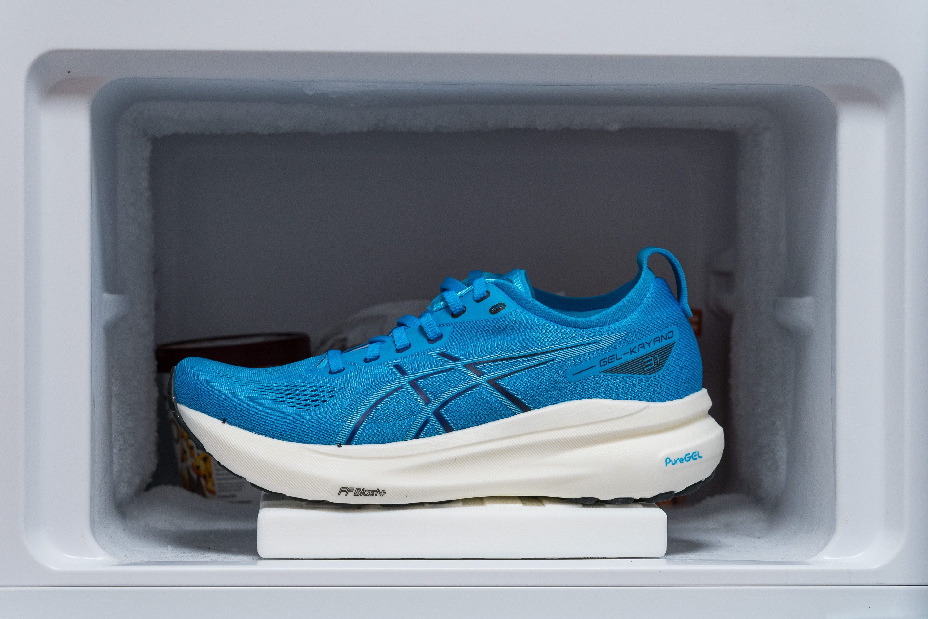 ASICS Gel Kayano 31 Difference in midsole softness in cold