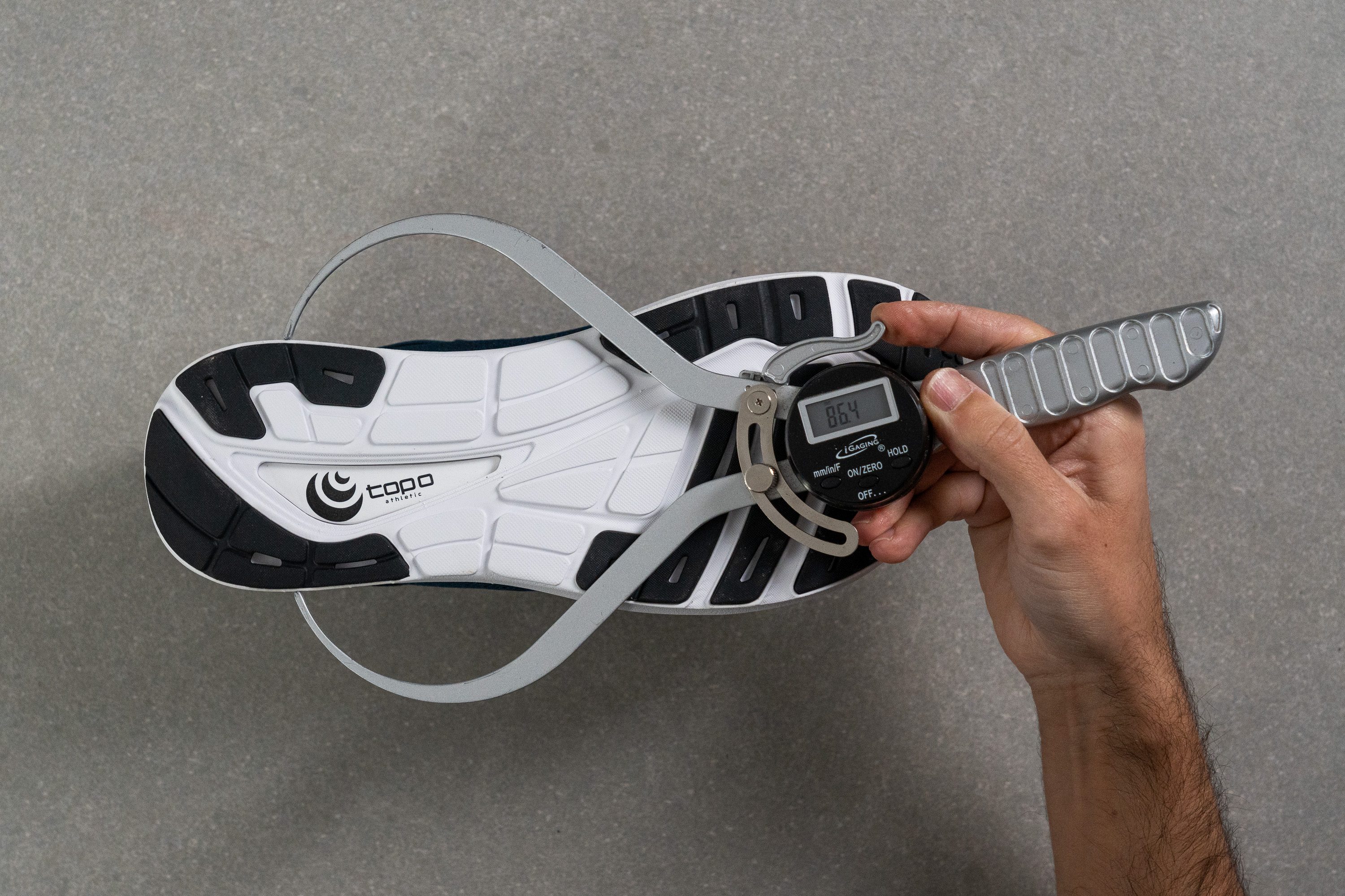 Topo Phantom 3 Midsole width - heel