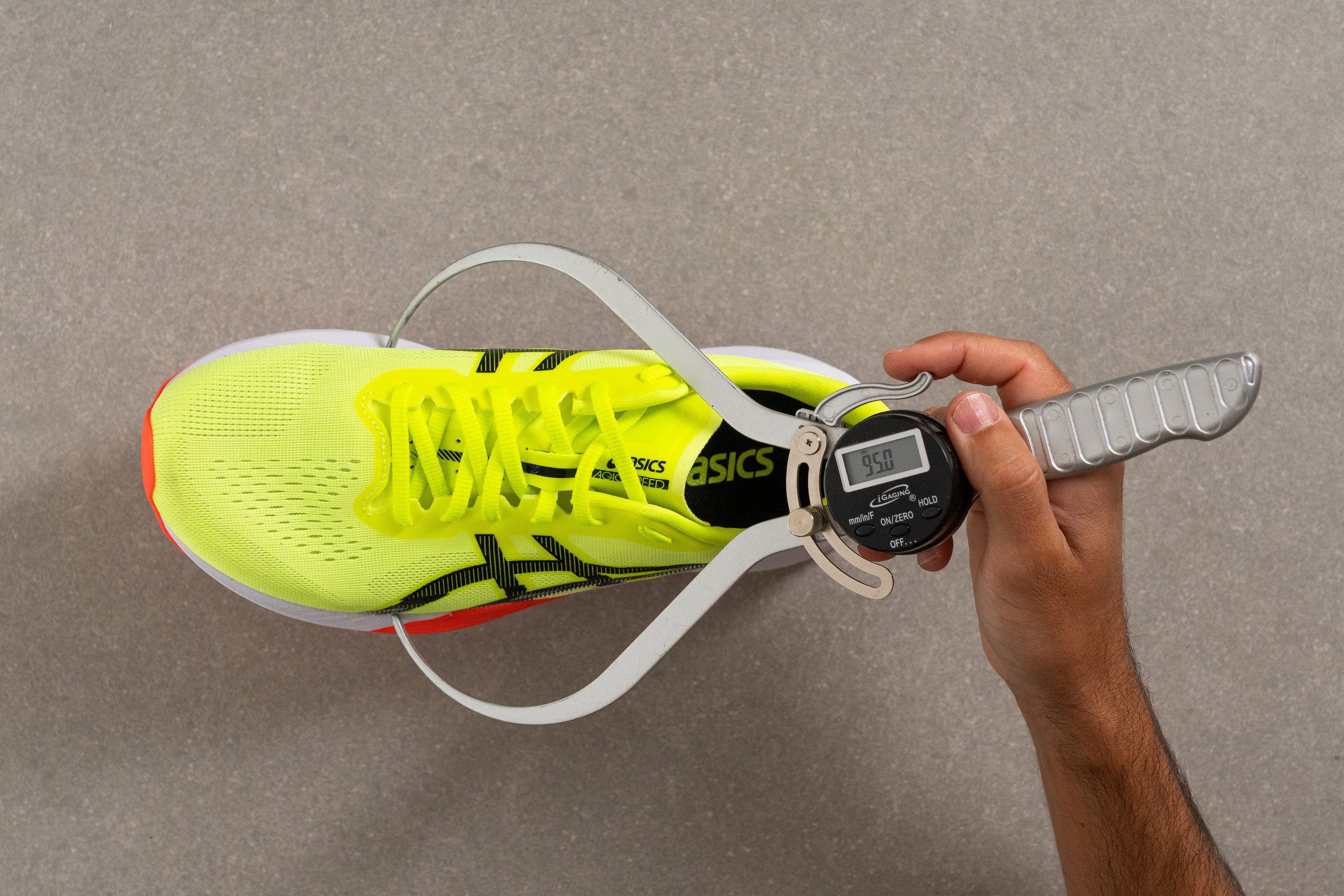 ASICS Magic Speed 4 Toebox width at the widest part