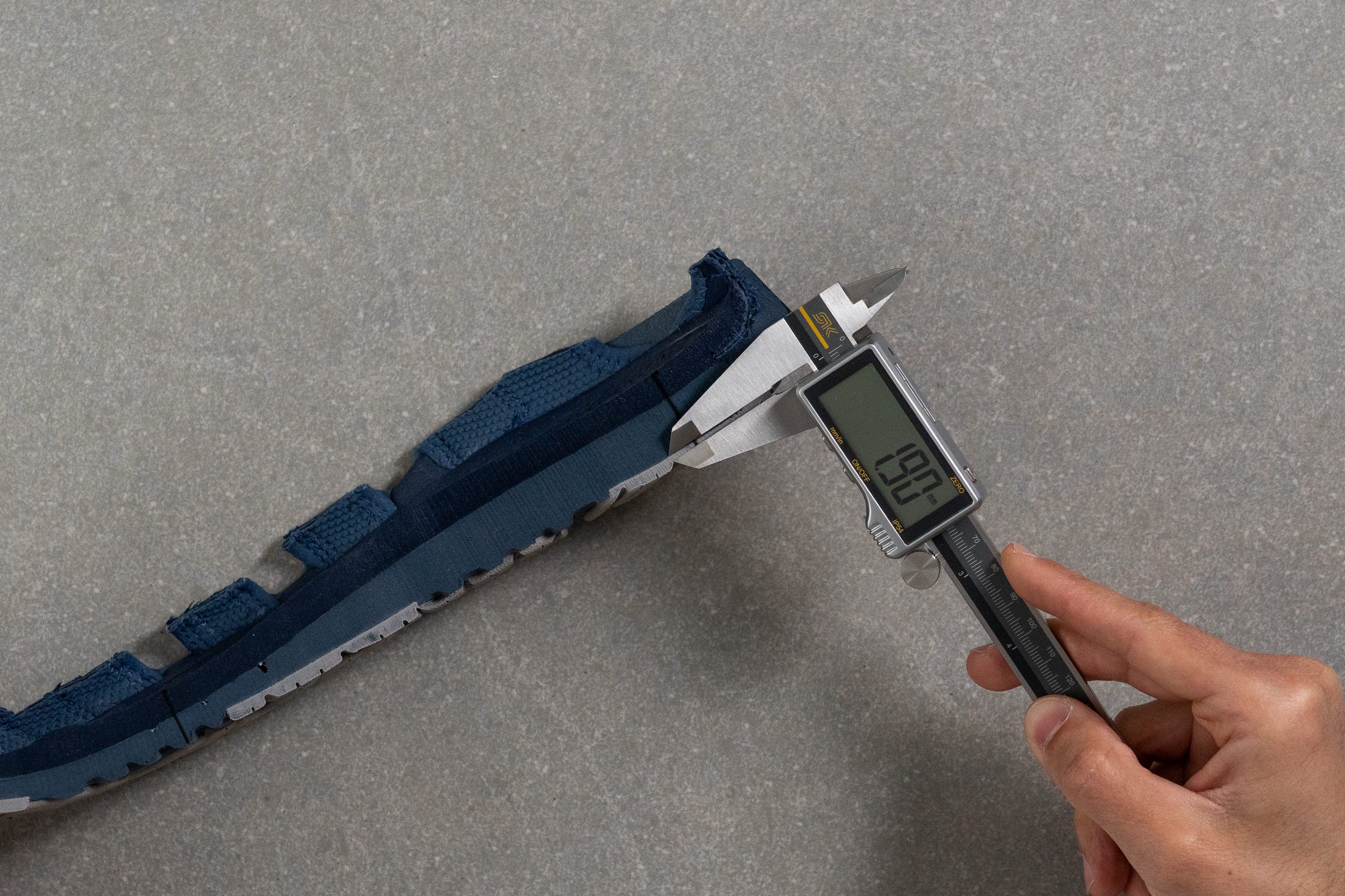 KEEN Hyperport H2 Outsole thickness caliper